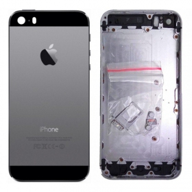 Apple iPhone 5S achterkant behuizing grijs (space grey) (gebruikt, Grade B, origineel)