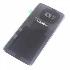 Samsung G935F Galaxy S7 Edge achterkant (zwart) (gebruikt grade B, origineel)