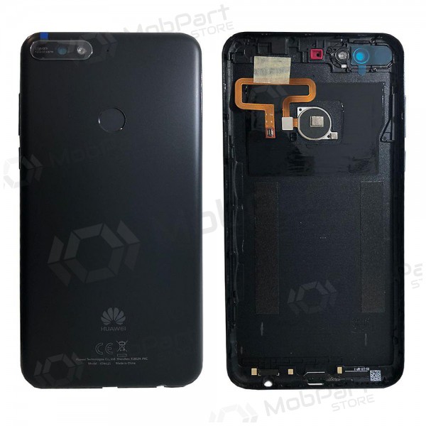 Huawei Y7 Prime 2018 achterkant (zwart) (gebruikt grade B, origineel)