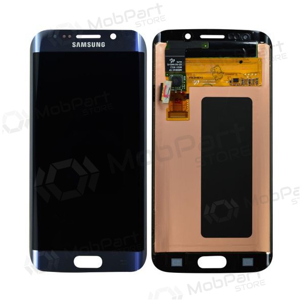 Samsung G925F Galaxy S6 Edge scherm (zwart) (service pack) (origineel)