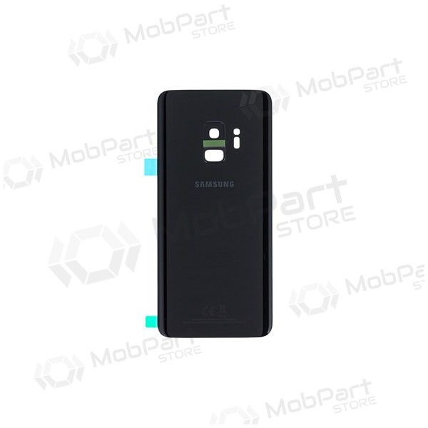 Samsung G960F Galaxy S9 achterkant cover zwart (Midnight Black) (gebruikt grade B, origineel)