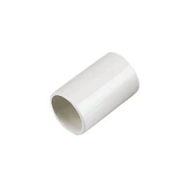 Tiesus sujungimas 20mm vamzdžiams su išplatintu galu, wit (250)