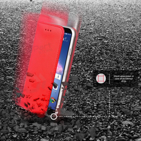 Apple iPhone 12 / 12 Pro hoesje - Smart Magnet (rood)
