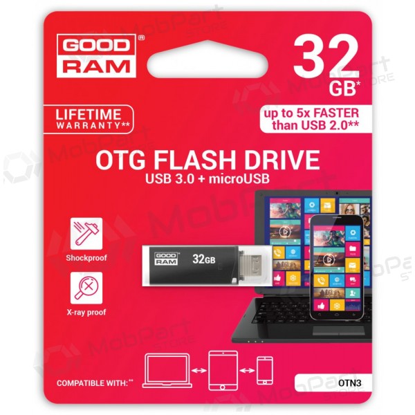 Stick GOODRAM OTN3 32Gb OTG USB 3.0 + 