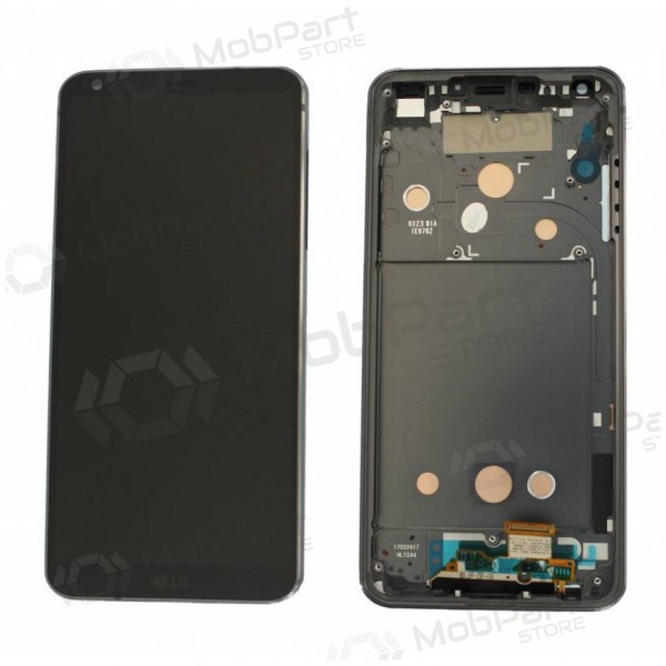 LG H870 G6 scherm (zwart) (met een frame) (service pack) (origineel)