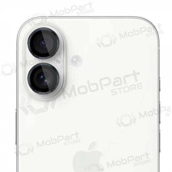 Apple iPhone 17 gehard camerabeschermingsglas "3MK Lens Pro" (zwart)