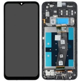 Samsung Galaxy A14 4G scherm (zwart) (met frame) (origineel)