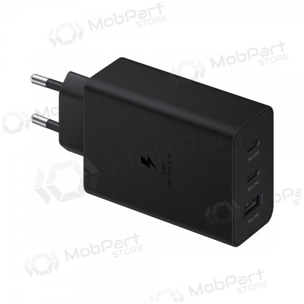Netwerklader Samsung EP-T6530NBEGEU 65 W 2x USB-C + USB-A zwart