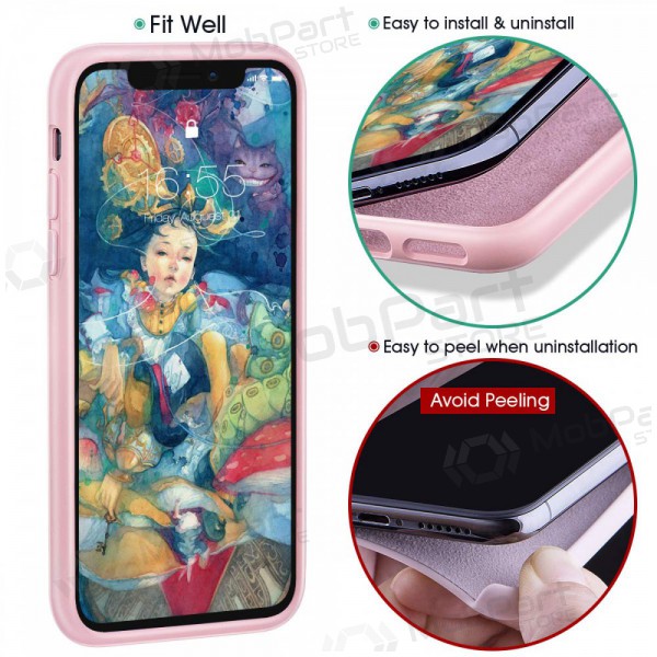 Apple iPhone 11 hoesje - Liquid Silicone - 1.5mm (roze)