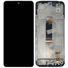 Xiaomi Redmi 13 4G, 5G, Poco M6 4G scherm (zwart) (met frame) (origineel)