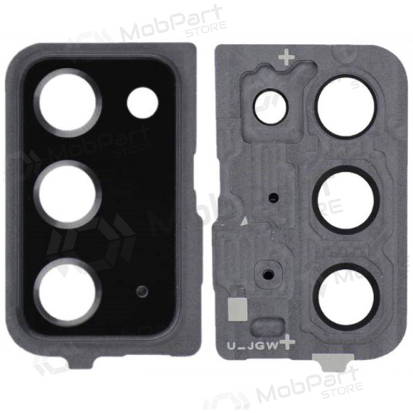 Samsung Galaxy Note 20 cameraglas (grijs) (met frame)