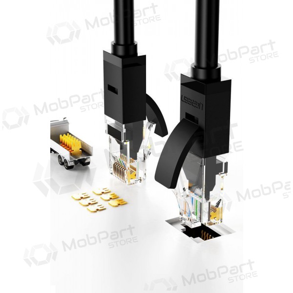 Kabel Ugreen RJ45 Cat 6 UTP 1000Mbps 1.0m (zwart)