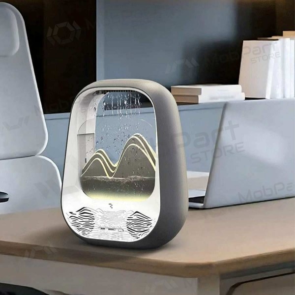 Ontspannende bluetooth luidspreker met RGB verlichting Relaxing Rain crème