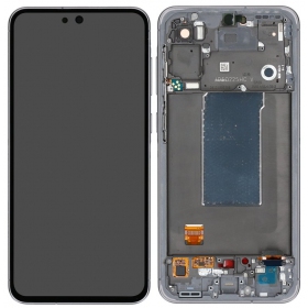 Samsung Galaxy A56 scherm (grafiet) (met frame) (origineel)