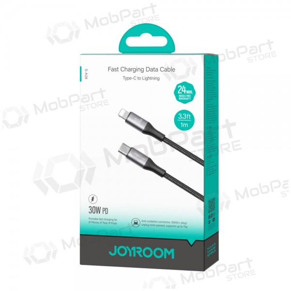 USB kabel Joyroom S-A28 USB-C to Lightning 30W 1.0m zwart