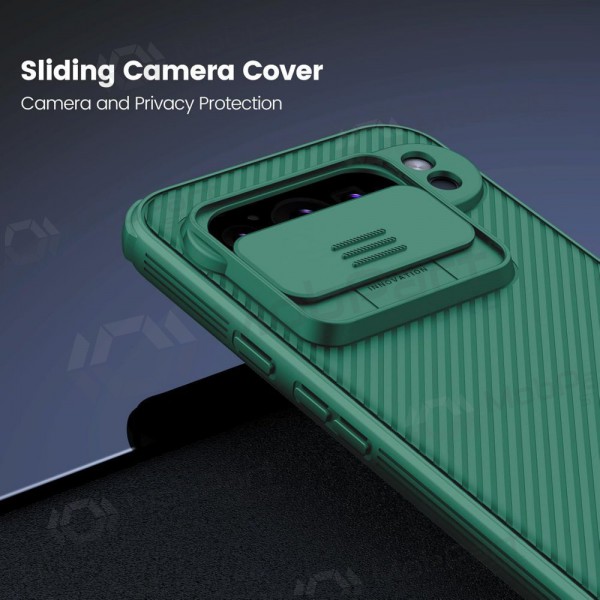Google Pixel 7A hoesje - Nillkin CamShield Pro (groen)