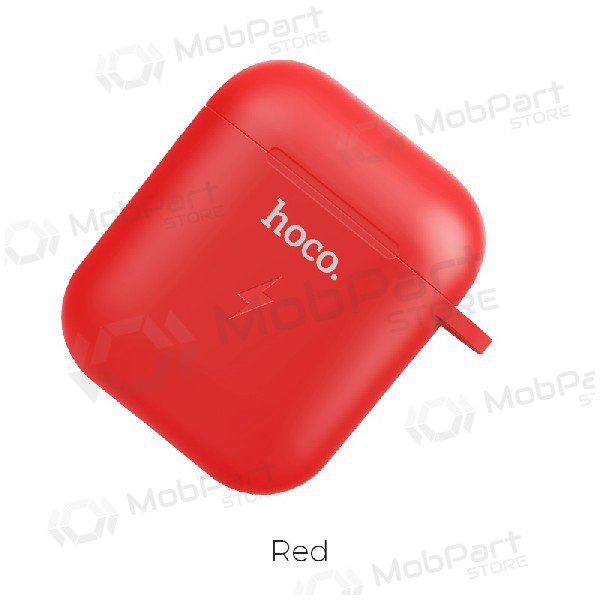 Draadloze lader HOCO CW22 Airpods (rood)