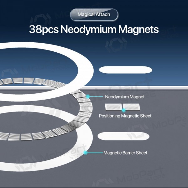 Apple iPhone 17 hoesje Dux Ducis Clin Magsafe (transparant)