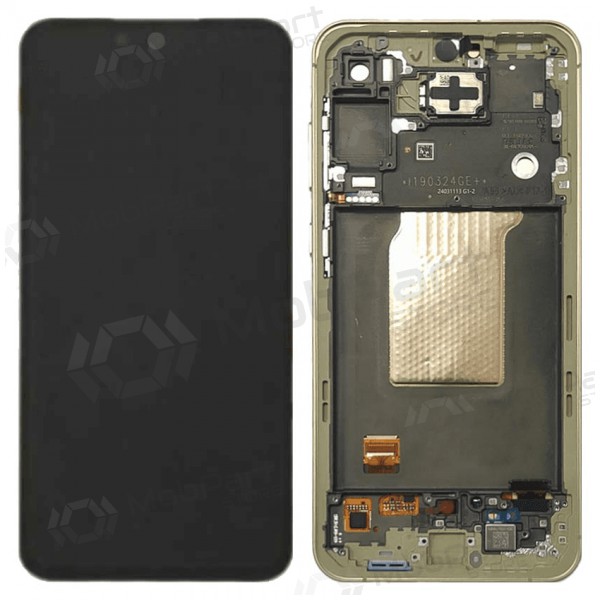 Samsung Galaxy A55 scherm (Awesome Lemon) (met frame) (refurbished)