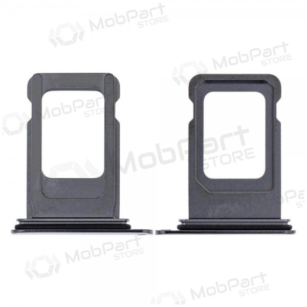 Apple iPhone XS Max SIM-kaarthouder grijs (zwart)