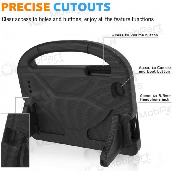 Lenovo Tab M10 5G 10.6 Schokbestendig Kinderhoesje (zwart)