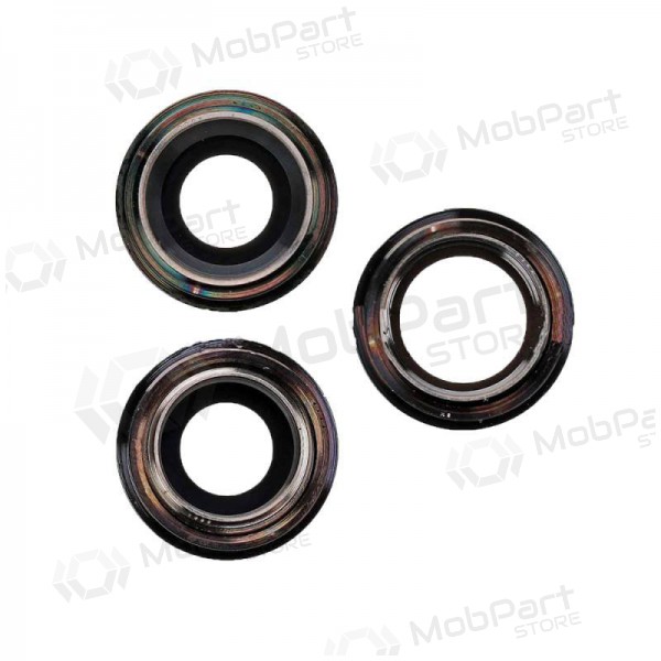 Apple iPhone 11 Pro / 11 Pro Max cameraglas (3 stuks) (groen) (met frame)