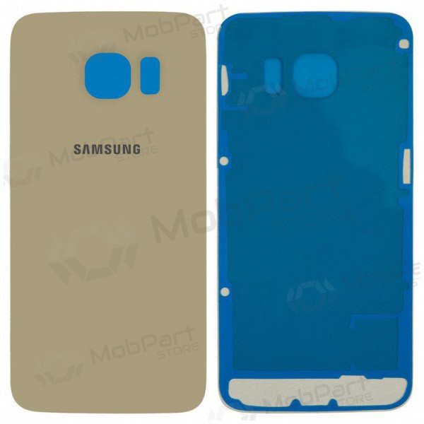 Samsung G925F Galaxy S6 Edge achterkant (gouden) (gebruikt grade A, origineel)