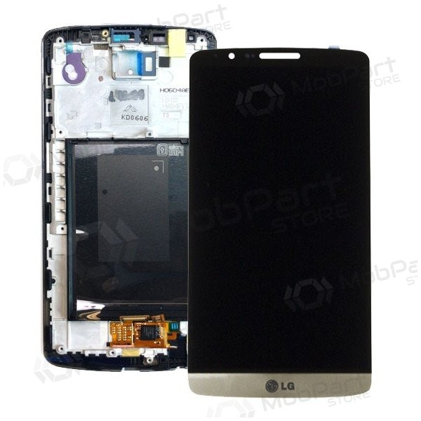LG D855 Optimus G3 scherm (met een frame) (gouden)