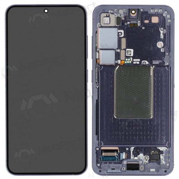 Samsung Galaxy S24 scherm (paars) (met frame) (refurbished)