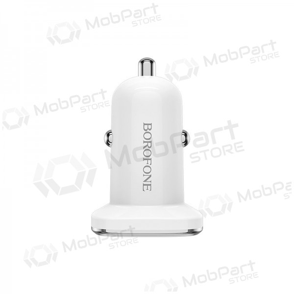 Lader automobilinis Borofone BZ12 x 2 USB (2.4A) (wit)