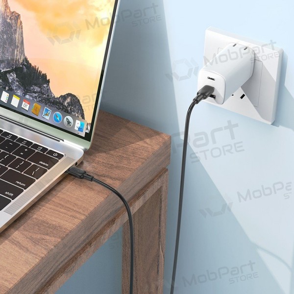 USB kabel Borofone BX113 60W USB-C to USB-C 2.0m zwart