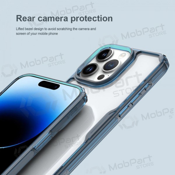 Apple iPhone 15 Pro Max hoesje - Nillkin Nature Pro (blauw)