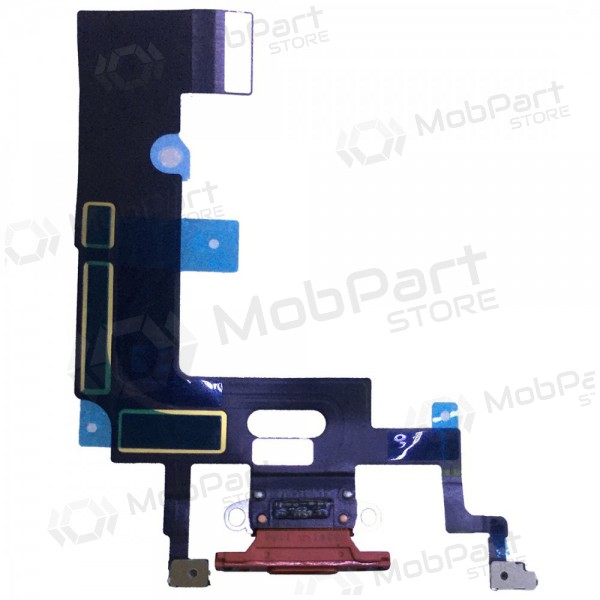 Apple iPhone XR oplaadpoort en microfoon flexkabel (rood)