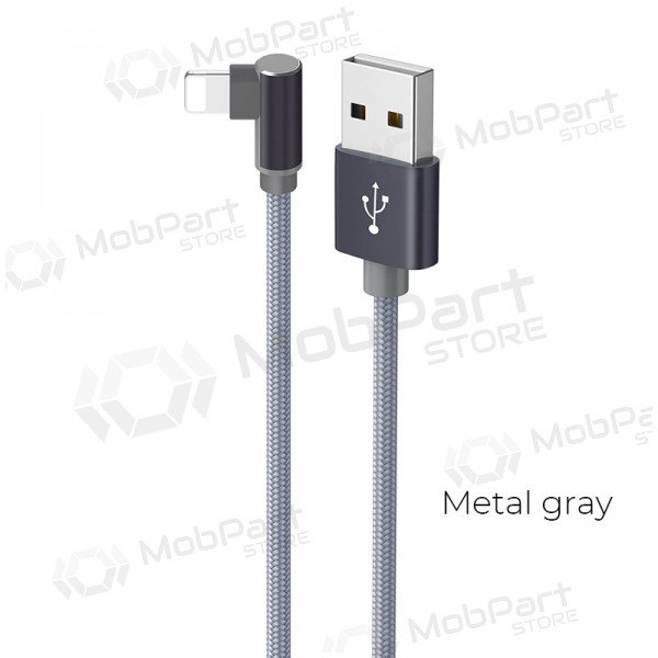 USB kabel Borofone BX26 Lightning 1.0m (grijs)