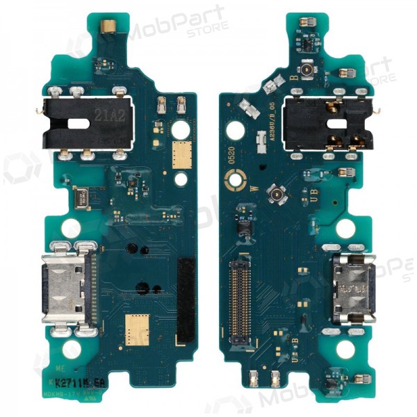 Samsung A236 Galaxy A23 5G oplaadpoort en microfoon flexkabel (service pack) (origineel)