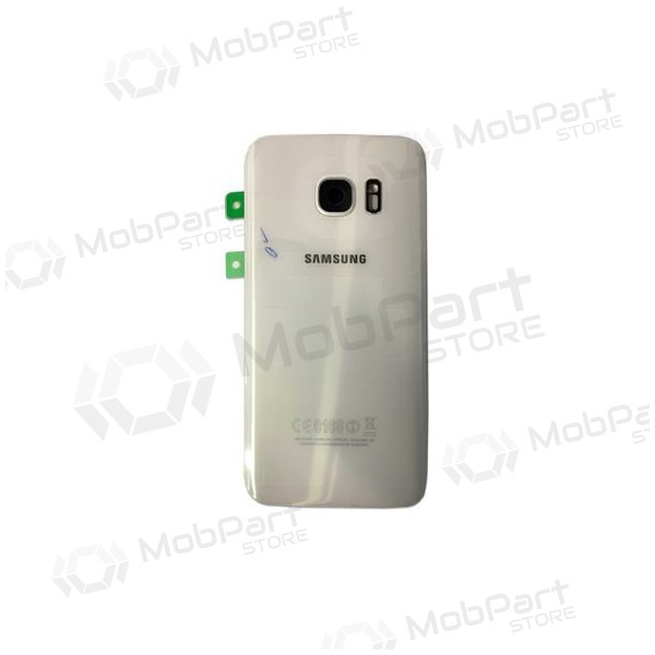 Samsung G935F Galaxy S7 Edge achterkant (wit) (gebruikt grade A, origineel)