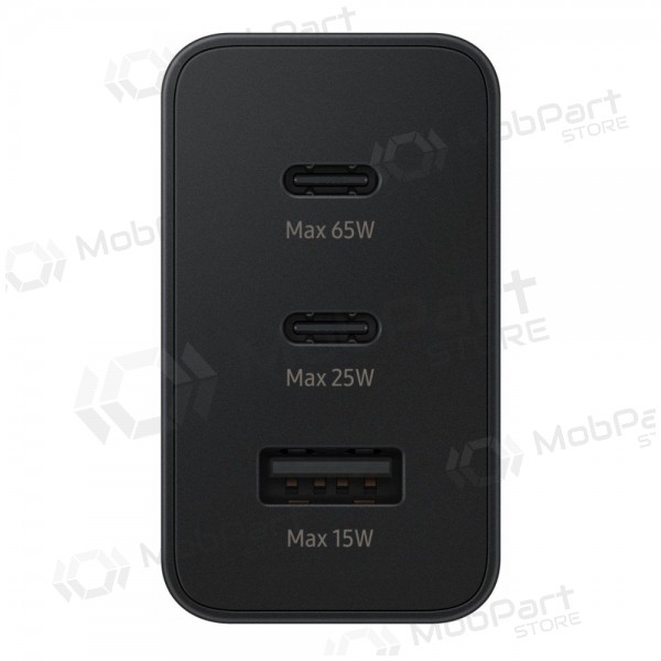 Netwerklader Samsung EP-T6530NBEGEU 65 W 2x USB-C + USB-A zwart
