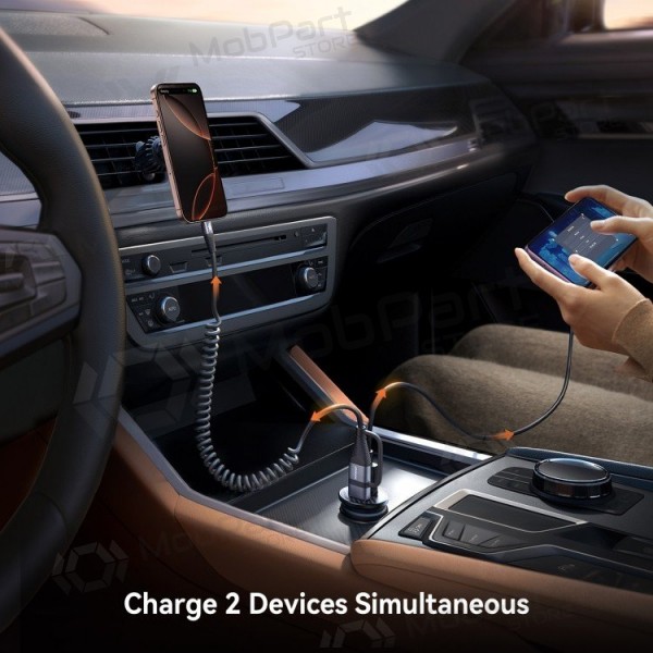 Autolader Joyroom JR-CCN16 USB-A/USB-C 15W zwart