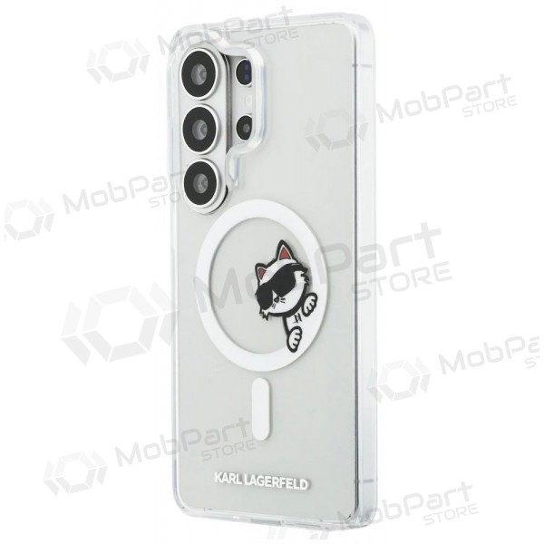 Samsung Galaxy S26 Ultra hoesje - Karl Lagerfeld IML Choupette Peekaboo Logo Magnetic (transparant)