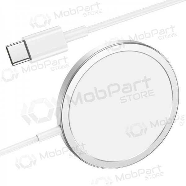 Lader draadloze Borofone BQ9 Pro Original Magnetic (10W) (zilverachtig)