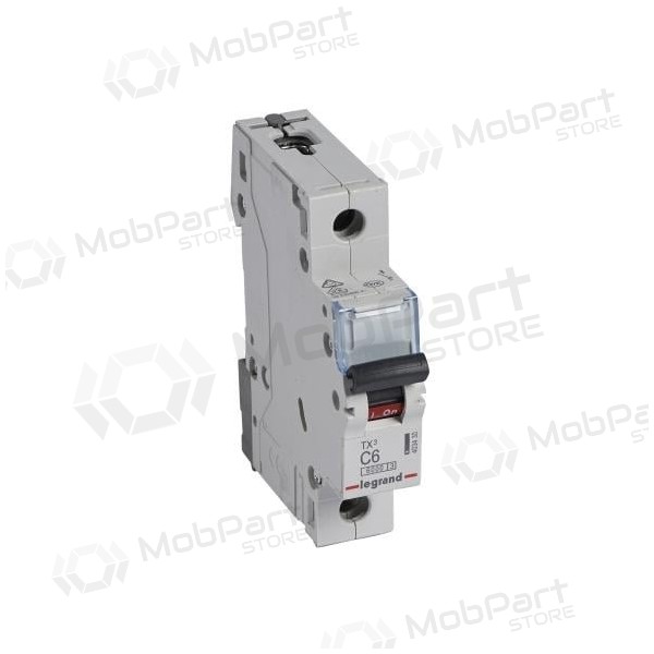 Automatinis jungiklis MCB RX3 Legrand 403430 (6A, 1P, 230V, 6kA)