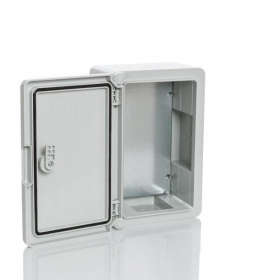Plastikinė dėžė Plastim PP3021 (800x600x260, grijs, IP65, IK08)