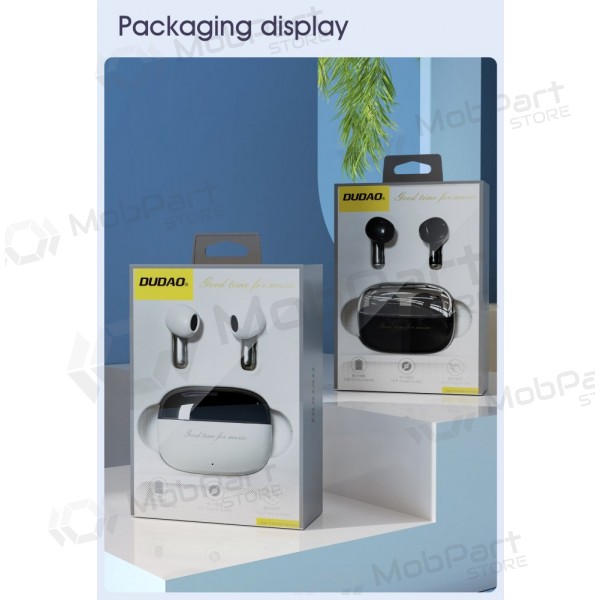 Draadloze oordopjes met microfoon Dudao U8 Bluetooth wit