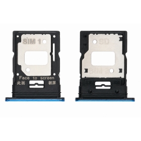 Xiaomi Mi 11 Lite 4G / 5G / 5G NE 2021 SIM-kaarthouder (blauw)