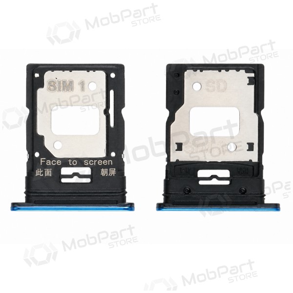 Xiaomi Mi 11 Lite 4G / 5G / 5G NE 2021 SIM-kaarthouder (blauw)