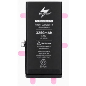 Apple iPhone 12 / 12 Pro batterij, accu Di-Power 3250 mAh (verhoogde capaciteit)