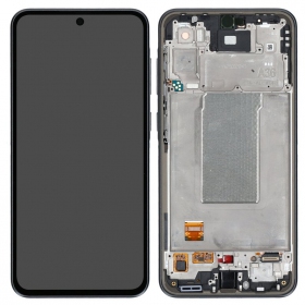 Samsung Galaxy A36 scherm (zwart) (met frame) (origineel)