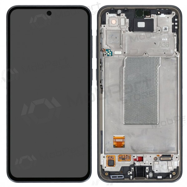 Samsung Galaxy A36 scherm (zwart) (met frame) (origineel)