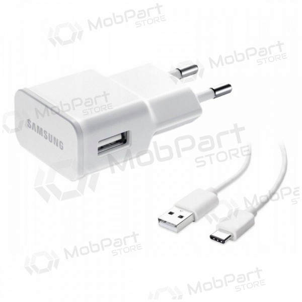 Lader origineel Samsung EP-TA200NWE 15W + Type-C kabel wit