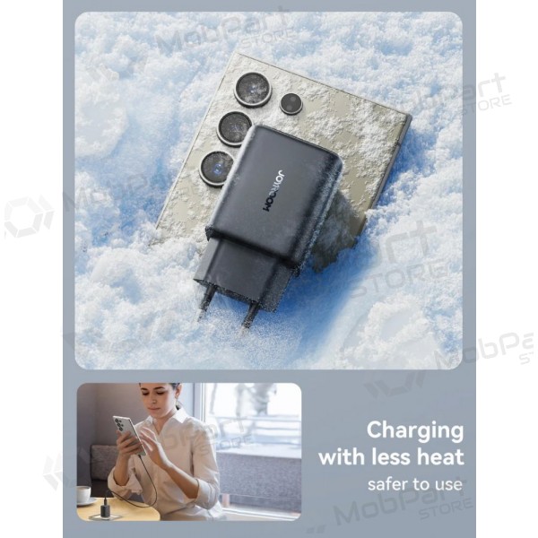Lader Joyroom JR-TCF23 USB-C 25W + USB-C to USB-C cable 1.0m zwart